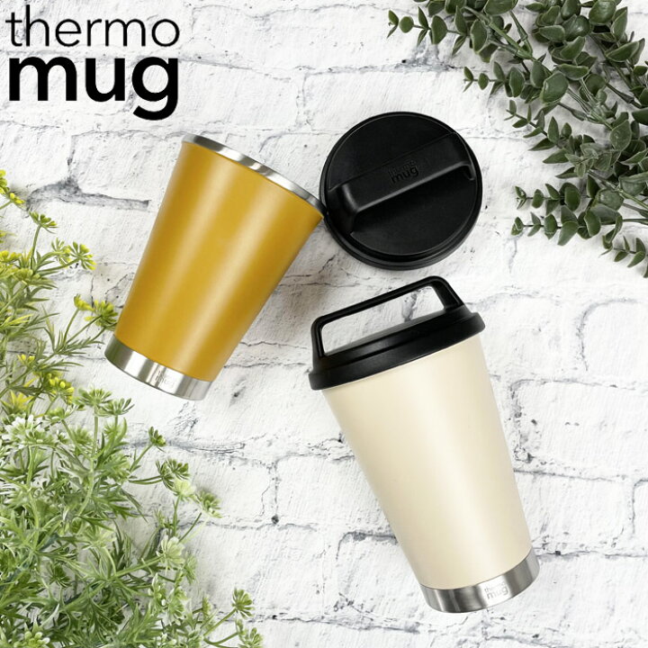 楽天市場 Thermo Mug サーモマグ タンブラー 保温 保冷 350m 2重断熱構造 Grip Tumbler グリップタンブラー メンズ レディース 全8色 G19 35 持ち手付き コーヒータンブラー 蓋付き ステンレス コップ マグ コーヒー カフェ オフィス おしゃれ お店 テイクアウト Zakka