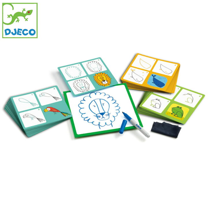 楽天市場 お絵かきセット ホワイトボード キッズ Djeco ジェコ ステップバイステップ アニマル ペン付 Dj019 動物 子供 見本付き 文房具 お絵描き お絵かき ボード 3歳 4歳 ベビー 赤ちゃん 幼児 子供 ギフト 誕生日 かわいい おしゃれ プレゼント 男の子 女の子