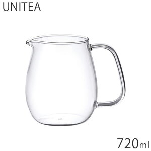 �s�b�`���[ �K���X ������� 720ml KINTO �L���g�[ �ϔM�K���X UNITEA ���j�e�B �W���O �e�B�[�J�b�v L 8294 �T�[�o�[ �H��@�Ή� �e�B�[�E�F�A �H��