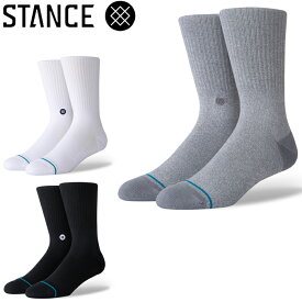 メール便 STANCE ソックス スタンス 靴下 メンズ ハイソックス ICON SOCKS M311D14ICO おしゃれ クルー丈 バスケ スポーツ ファッション かわいい 誕生日 プレゼント ギフト