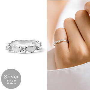 【全品 P3倍!】10/30日限定! ピンキーリング レディース ハート ジルコニア キュービックジルコニア CZ シルバー リング 指輪 silver925 5号 小指 可愛い シルバー925 シルバーリング プレゼント