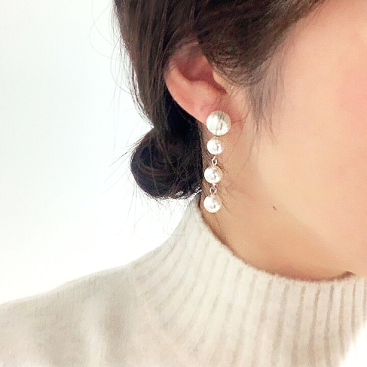 楽天市場】＼全品ポイント5倍／4日 20時〜5日！ パール ピアス 大ぶり 