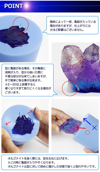 楽天市場】【送料無料】クラスター型 オルゴナイト【型のみ 