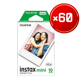 【新品・送料無料】FUJIFILM チェキフィルム instax mini jp1 1パック × 60個 セット 600枚分