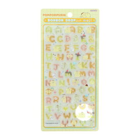 【新品・送料無料】ボンボンドロップシール もじ ポムポムプリン サンリオキャラクターズ moji 4901770954493