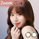 カラコン 2週間　ネオサイト2weekシエルUV(1箱6枚入)AIRE Neo Sight 2week CielUV カラーコンタクトレンズ 度あり度なし 14.2mm