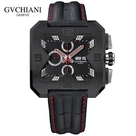 GVCHIANI（ブチアーニ）BIG SQUARE BLACK TITANIUM ビッグスクエア ブラックチタン スイス高級腕時計 メンズ機械式腕時計