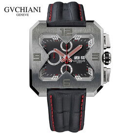 GVCHIANI（ブチアーニ）BIG SQUARE GREY TITANIUM ビッグスクエア グレーチタン スイス高級腕時計 メンズ機械式腕時計