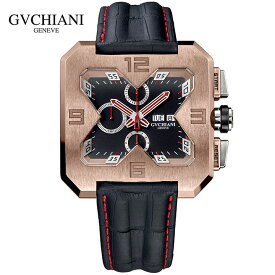 GVCHIANI（ブチアーニ）BIG SQUARE ROSE GOLD ビッグスクエア 18Kローズゴールド スイス高級腕時計 メンズ機械式腕時計