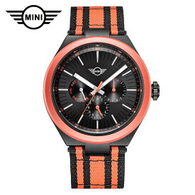 MINI UPCYCLE WATCH ミニ アップサイクルウォッチ メンズ腕時計 161701 オレンジ 海洋プラスチック素材 カレンダー機能 SDGs サスティナブル ミニクーパー MINI Electric EV