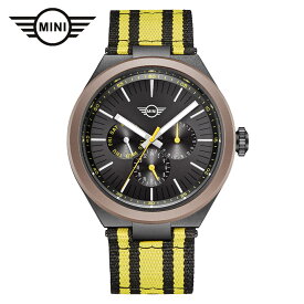 MINI UPCYCLE WATCH ミニ アップサイクルウォッチ メンズ腕時計 161702 イエロー 海洋プラスチック素材 カレンダー機能 SDGs サスティナブル ミニクーパー MINI Electric EV