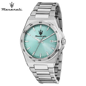 �}�Z���e�B �E�H�b�` �x���`�^ �X���� �N�H�[�c �����Y�r���v ���C�g�u���[/�V���o�[ 40mm SS�u���X���b�g Maserati Watches VELOCIT? SLIM R8853153002