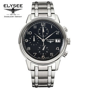 yő2000~N[|Lz ELYSEE(G[[) hCcv VINTAGE CHRONO 80551S ubN/Vo[ NmOt  SSuX ^uXbg 1930N Be[W NVbN Yrv