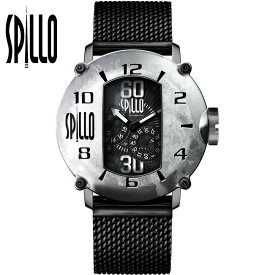 SPILLO（スピーロ）SPEED DEMON SD917KS-MK スティール ホワイトインデックス イタリア メンズ機械式腕時計