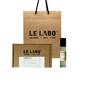 Le Labo �� ���{ LIQUID BALM (���L�b�h �o�[��) SANTAL 33 (�T���^�� 33) 9mL �V���b�p�[�t�� �v���[���g�@�M�t�g �y����BOX���b�s���O�z���܃V���b�p�[�t�� �a�����@��̓�