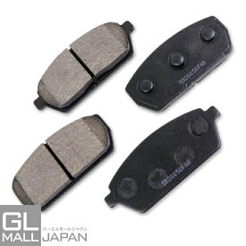 【FUNJOB】ブレーキパッド 左右4枚1セット STBP-111 / ブレーキ鳴き止めグリス付 NAO材使用 オーガニック素材