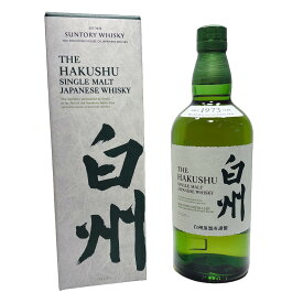 【全商品P5倍&1等最大100%Pバック ※要エントリー】 サントリー 白州 NV ノンヴィンテージ 700ml 43% 化粧箱付 シングルモルト ジャパニーズ ウィスキー 1本 【※配送条件 留意事項要確認】