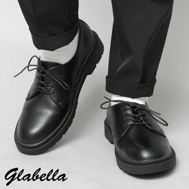 【SALE／15％OFF】オックスフォードシューズ メンズ 靴 紐靴 カジュアルシューズ メンズシューズ ドレスシューズ 黒 ブラック おしゃれ ビジネスシューズ グラベラ glabella
