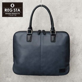 ビジネスバッグ ブリーフケース メンズ a4 ノートpc 自立 トートバッグ 合皮 革 レザー おしゃれ シンプル 通勤 出張 軽量 大容量 仕事 バッグ 鞄 ビジネス オフィスカジュアル ビジカジ レジスタ REGiSTA