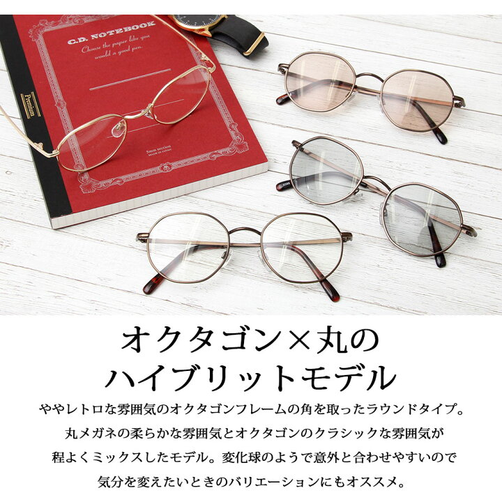 楽天市場】【送料無料】UVカット メタルフレーム オクタゴン 