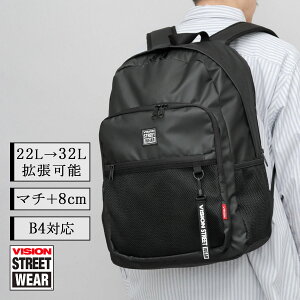 �y2026�N�̔��J�n�zVISION STREET WEAR ���B�W�����X�g���[�g�E�F�A �����b�N �����Y ���f�B�[�X �o�b�N�p�b�N ��e�� �g���@�\ B4�Ή� �ʋ� �ʊw PC���[ �����[ ���|�P�b�g 600D�|���G�X�e�� �w�� �X
