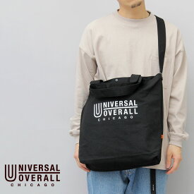 【送料無料】ユニバーサルオーバーオール UNIVERSAL OVERALL 2WAY キャンバストート ショルダーバッグ メンズ レディース a4 通学 バッグ シンプル キャンバス ショルダー トート トートバッグ 高校生 帆布 ブラック ホワイト