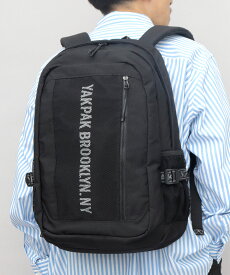 【2026年販売開始】YAKPAK ヤックパック バックパック リュック メンズ レディース 大容量 A4 PC収納 スクエア 通学 通勤 ロゴ ストリート カジュアル 父の日