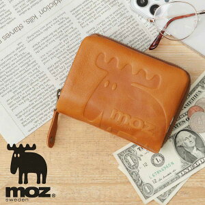 moz モズ 財布 二つ折り財布 レディース 本革 レザー ウォレット 二つ折り ショートウォレット 牛革 高級感 シンプル 無地 きれいめ カジュアル 北欧 ブランド おしゃれ 可愛い