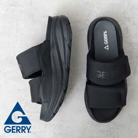 GERRY ジェリー スライドサンダル メンズ 厚底 ベルクロサンダル 軽量 スポサン シャワーサンダル スポーツサンダル クッションソール ローリングソール アウトドア オフィス履き