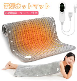 ホットマット ホットカーペット 電気ホットマット 洗える 30x60cm 43x84cm 50x100cm 電気マット 足元 過熱保護 省エネ 寒さ対策 10段階調温 多機能 親プレゼント