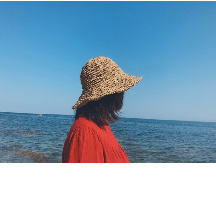 楽天市場 帽子 レーディス 麦わら帽子 Uvカット つば広 日よけ 春 夏 海 旅行 自転車 農作業 飛ばない 収納便利 Uv対策 折りたたみ サイズ調整可能 56 58cm 2カラー カーキ ベージュ Glad Cre8