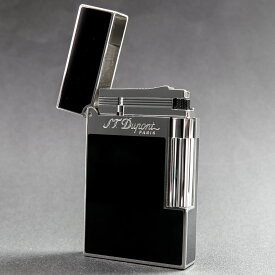 エス・テ・デュポン エス・ティー・デュポン S.T.Dupont ガスライター ライター 喫煙具 ライン2 モンパルナス ブラック(黒)×シルバー 16296 パラディウム 高級 メンズ 正規品 通販 ブランド 新品 2023年 ギフト 誕生日 通販