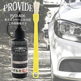 プロヴァイド スケール 除去 a06 スケール除去剤 PROVIDE 黒ずみスケール除去剤 pvd-a06 PVD-A06 80ml 工作用刷毛付き 車 バイク 洗車 洗車グッズ 黒ずみ除去剤 整備グッズ メンテナンス 洗浄剤 クリーナー 黒ずみ 落とし プロバイド