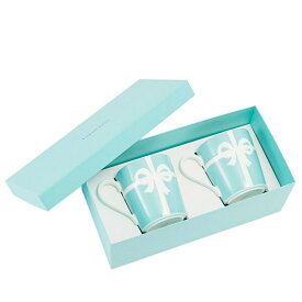 【名入れ】結婚祝い ティファニー tiffany&co ブルーボックス マグカップ ブルーリボン ボックス ペア 高級 225ml おしゃれ 食器 メンズ レディース 贈り物 刻印 通販 正規品 おしゃれ かわいい ギフト 誕生日 通販