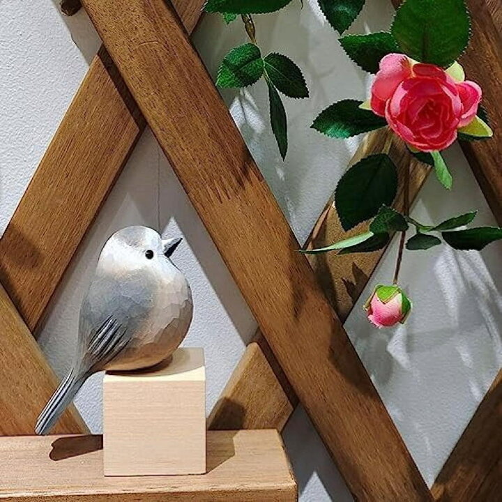 楽天市場】鳥 バード 置物 木 オブジェ おしゃれ かわいい 木製 ウッド 