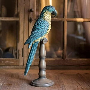 リアルなインコ 大きい ガーデニング雑貨 鳥 置物 屋外用 鳥の置物 レジン 生き生き おきもの デコレーション 園芸装飾 大型 本物そっくり 綺麗な置物 おきもの おもしろい置物 工芸品 動物
