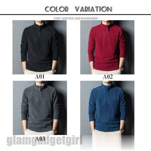 新生活応援 ゴルフウェア メンズ ゴルフ ポロシャツ ボアパーカー 秋 冬 長袖 トレーナー 軽量 ハイネック ハーフジップ 冬 釣り 防寒着 部屋着 紳士 プレゼント ギフト