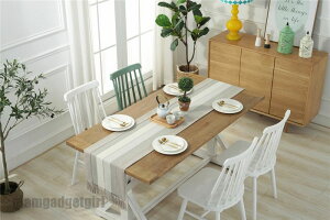 テーブルセンター テーブル ランナー 織り 2色 5サイズ センタークロス テーブルランナー テーブルクロス 食卓ランナー クロス ランチョン マット センター クロス タッセル 花瓶敷き 家庭用