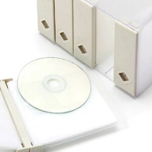 ブルーレイディスク ディスクファイル 24枚収納*5個組 大容量 おしゃれ 収納 透明 dvdケース クリア cdケース 不織布 持ち運び 引き出し cd収納ケース スリム cd 立て置き プラスチック かわいい