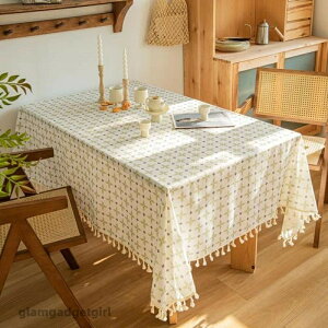 新生活 タッセル 北欧風 布 マルチカバー テーブルクロース 業務用 自家用 ホテル 自宅 食卓カバー テーブルマット 花柄 おしゃれ 防水 ins風 120*120cm テーブルクロス