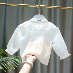 結婚式 110 トップス ブラウス ベビー服 子供服 可愛い 長袖 キッズ リボン 白 80 90 100 女の子 120cm シャツ おしゃれ 赤ちゃん 無地 女児 レース 幼児 子ども こども服 卒園式 入園式 フォーマル