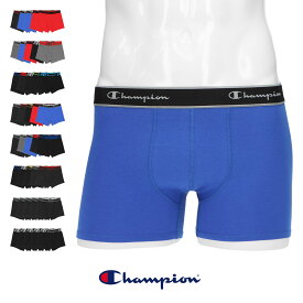 【5枚セット】Champion メンズ ボクサーパンツ 抗菌防臭 前閉じ Cotton Stretch Trunk チャンピオン 95450002