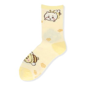 ちいかわ ハチワレ うさぎ ハチ総柄 メッシュ クルー丈 ソックス 靴下 レディース キャラクター 03197011