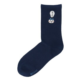 ちいかわ クルー丈 エ〜？ ソックス ワンポイント ハチワレ刺繍 靴下 レディース キャラクター 03197023