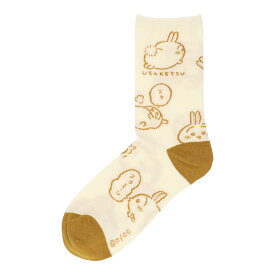 ちいかわ クルー丈 ソックス うさぎ総柄 靴下 レディース キャラクター 03197029