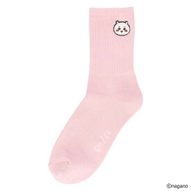 ちいかわ ハチワレ うさぎ モモンガ ワンポイント刺繍付き クルー丈 ソックス 靴下 レディース キャラクター 03197031