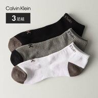セール30％OFF！ 【送料無料】【3足セット】Calvin Klein カルバンクライン 足底パイルでクッション性＋…