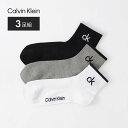 セール！39％OFF 【3足セット】Calvin Klein 抗菌防臭 甲メッシュ 通気性がよくムレを軽減 ワンポイント ショート丈 …