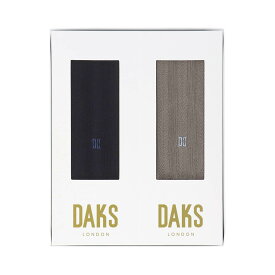 【送料無料】男性 プレゼント DAKS ダックス ブランド靴下 ギフト2足セット 日本製 綿100％ オールシーズン用 クルー丈 メンズ ビジネス メンズ 男性 ソックス 靴下 プレゼント ギフト 贈答 中元 02534007（DA-20） giftset