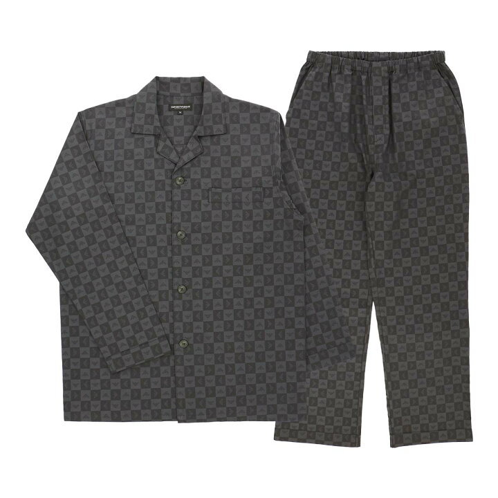 楽天市場 Emporio Armani エンポリオ アルマーニ イーグルジャカード パジャマ 部屋着 上下セット Euサイズ 男性 メンズ プレゼント 無料ラッピング 贈答 ギフト 公式ショップ 正規ライセンス商品 ナイガイ 公式ショップ 楽天市場店